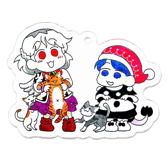 アクリルキーホルダー - 50 x 50 (mm)