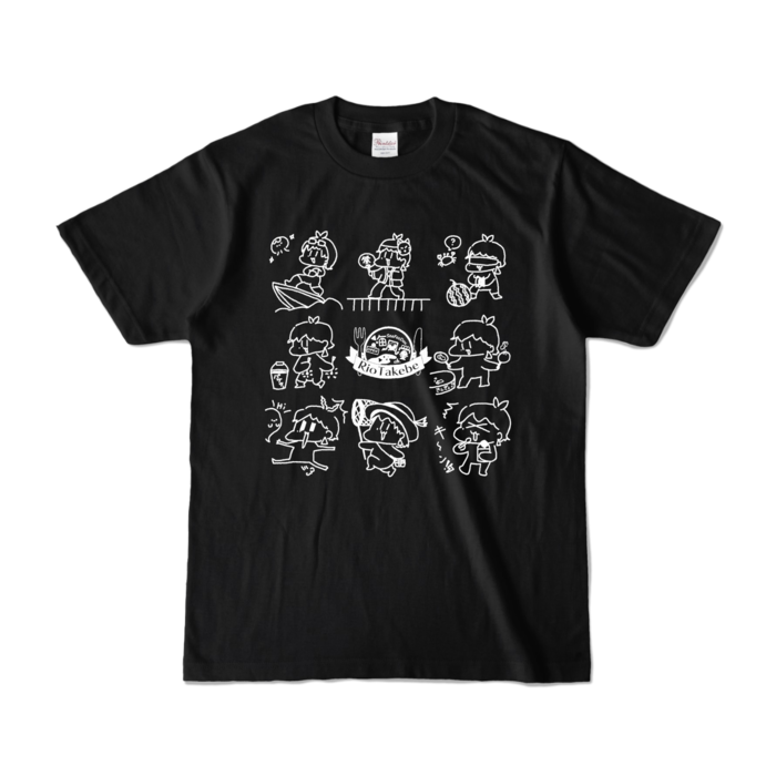 カラーTシャツ - S - ブラック (濃色)