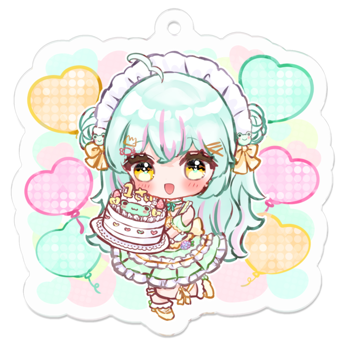アクリルキーホルダー - 50 x 50 (mm)