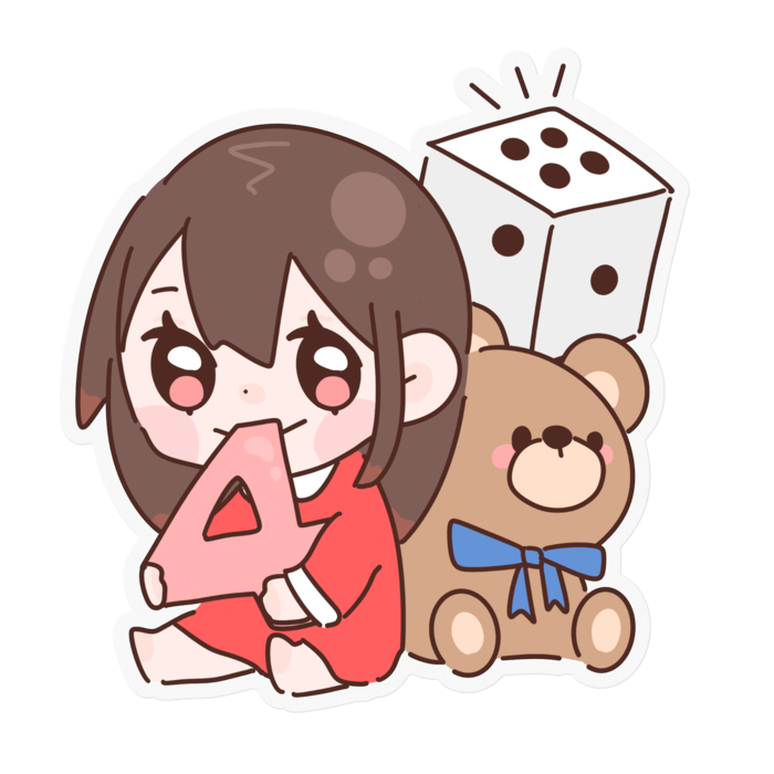 ステッカー - 100 x 100 (mm)