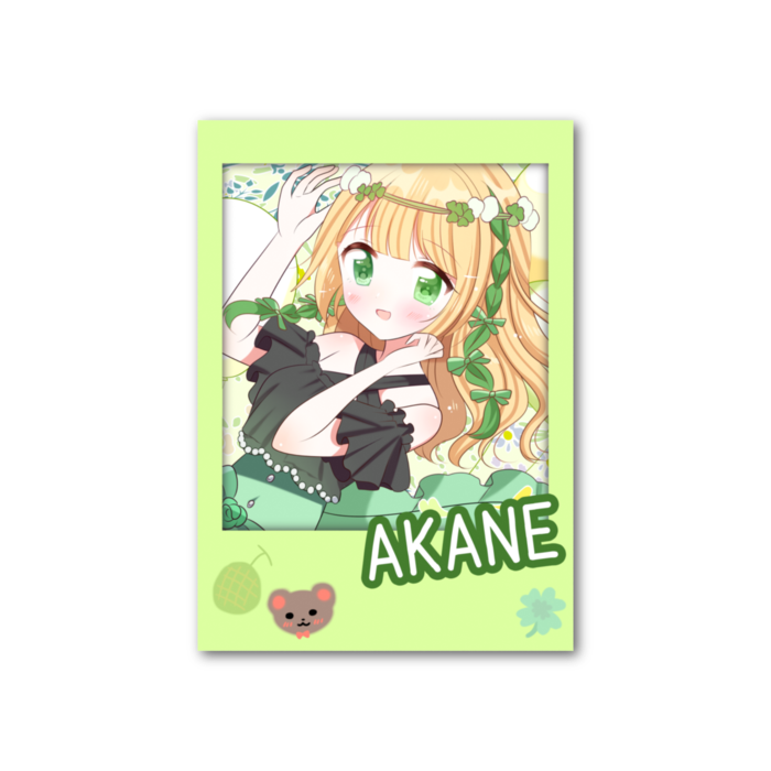 フォト風カード - 縦 - 片面