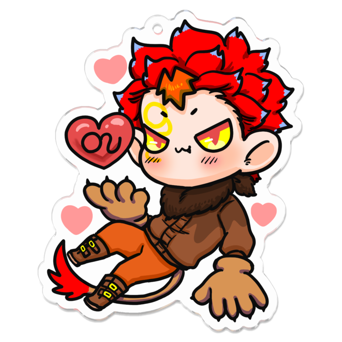 アクリルキーホルダー - 70 x 70 (mm)