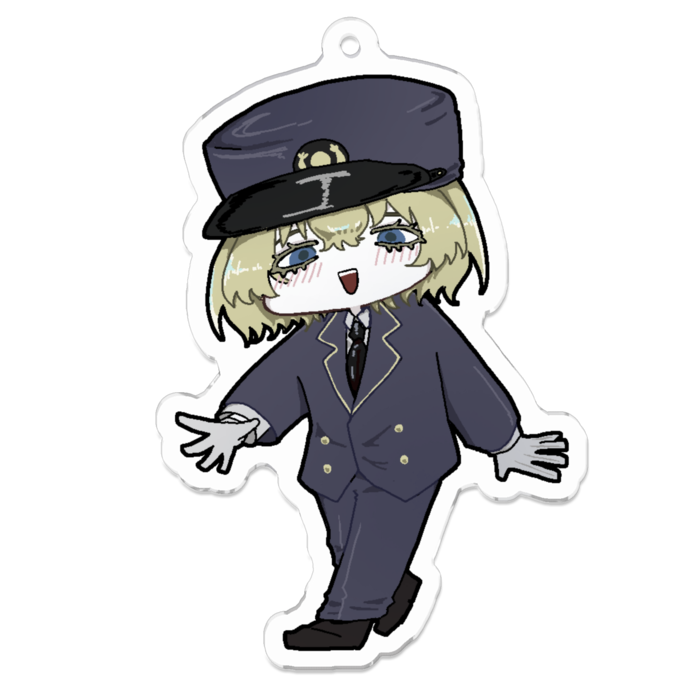 アクリルキーホルダー - 70 x 70 (mm)