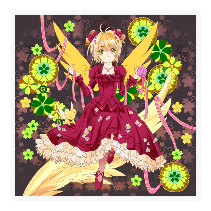 ステッカー - 100 x 100 (mm)クリア