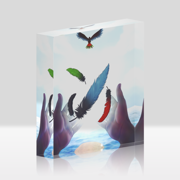 アクリルブロック - 100x100mm