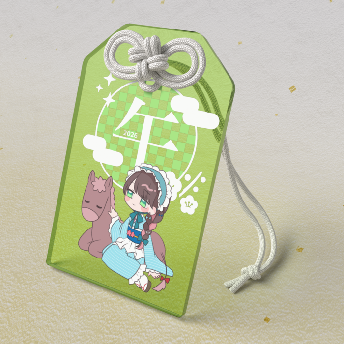 アクリルお守り - 50 × 80mm