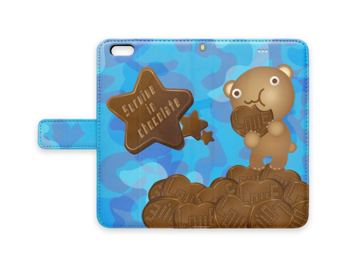 手帳型iPhoneケース - iPhone 6 Plus / 6s Plus - ストラップ穴 あり