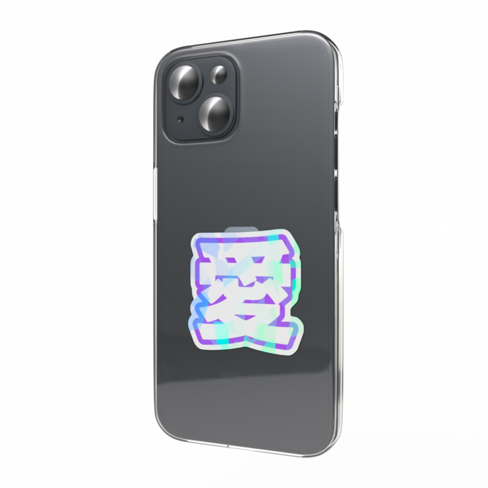 ホログラムスマホステッカー - 縦