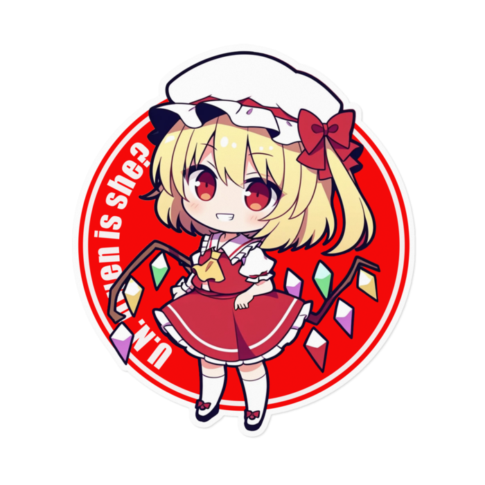 ちびギャラリープラス にっ　未開封品 DC東方Projectステッカー ちびキャラ フランドール