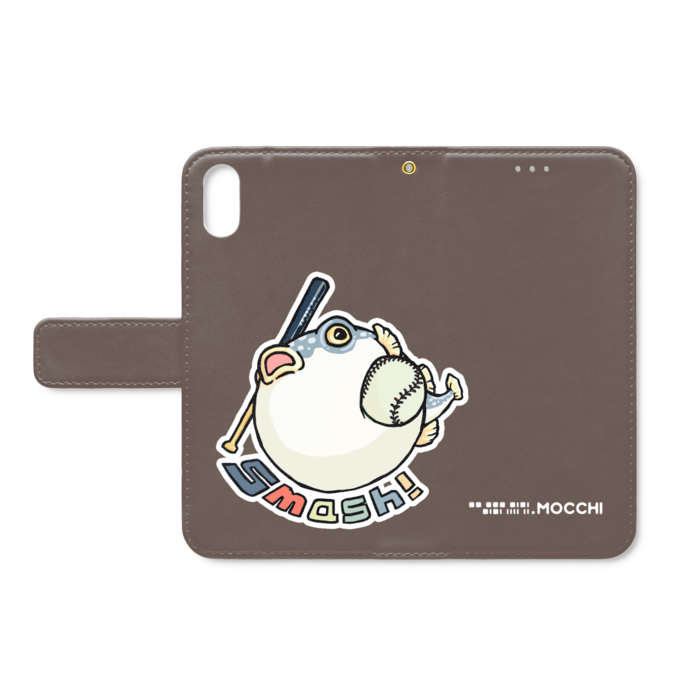 手帳型iPhoneケース - iPhone XS / X - ストラップ穴 あり