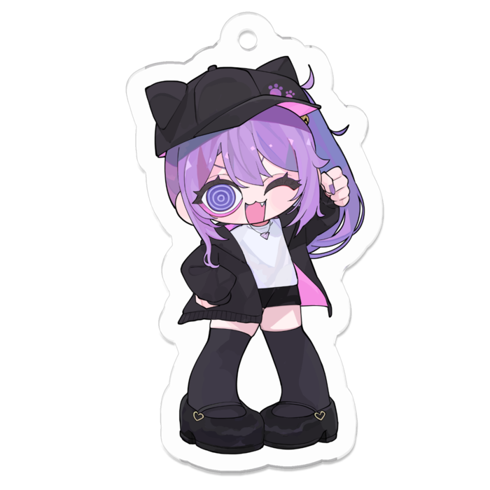 アクリルキーホルダー - 50 x 50 (mm)