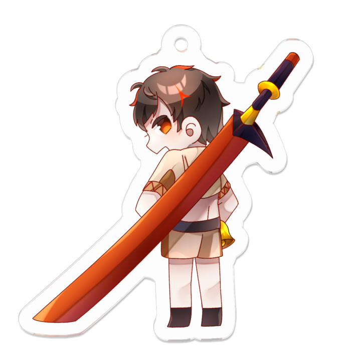 アクリルキーホルダー - 50 x 50 (mm)