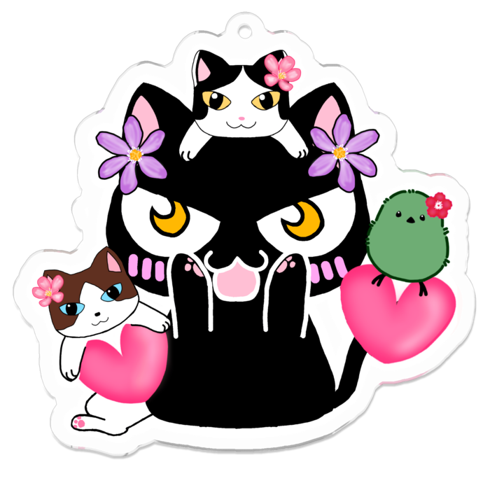 アクリルキーホルダー - 70 x 70 (mm)