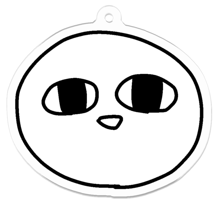 アクリルキーホルダー - 50 x 50 (mm)