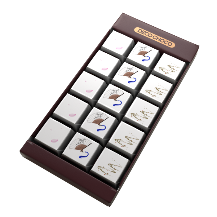 DECOチョコ - 列ごとにデザイン