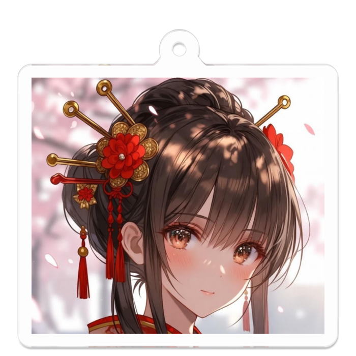 アクリルキーホルダー - 50 x 50 (mm)