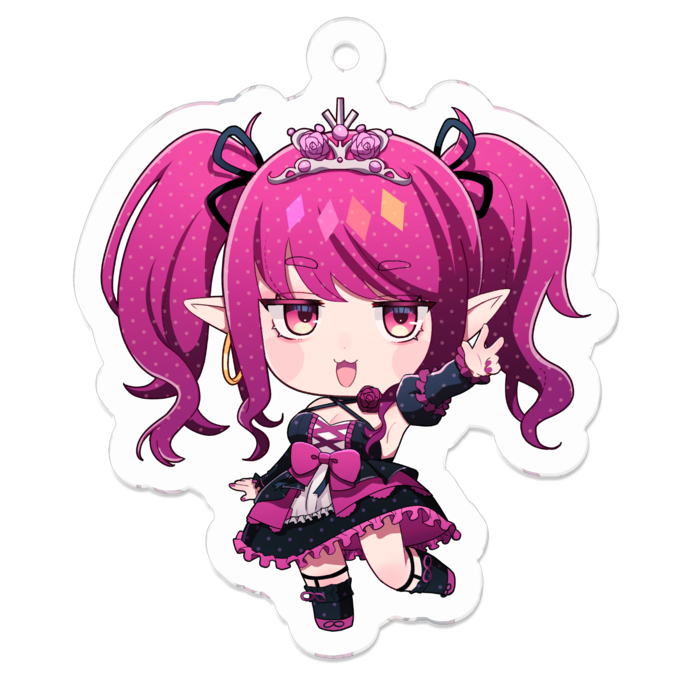 アクリルキーホルダー（コーティング） - 50 x 50 (mm)