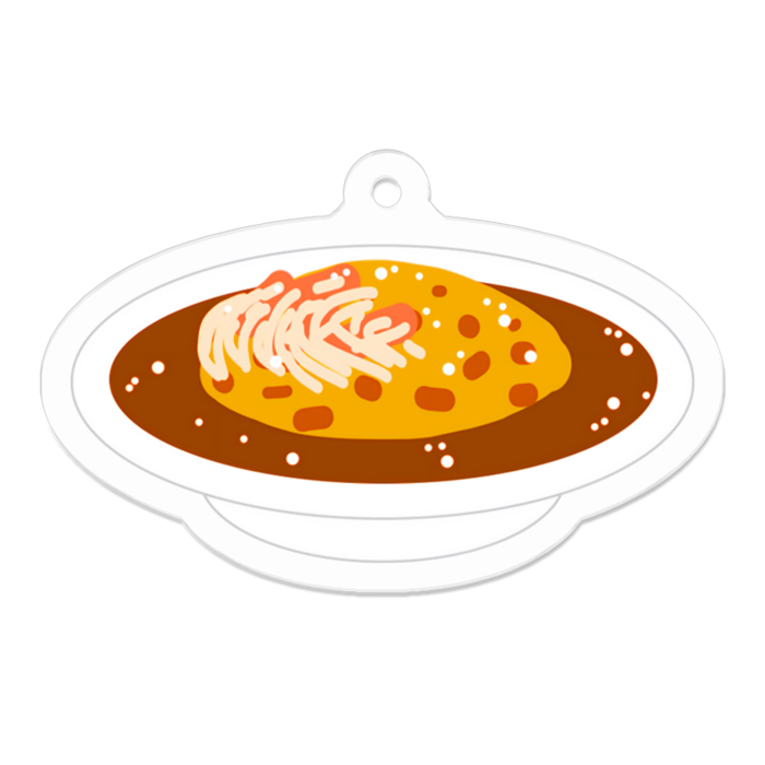 アクリルキーホルダー - 50 x 50 (mm)