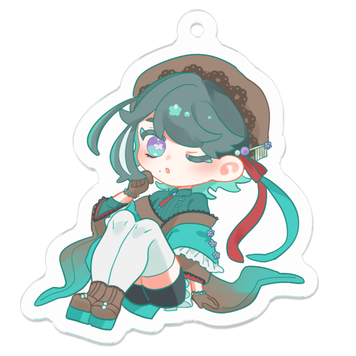 アクリルキーホルダー - 50 x 50 (mm)