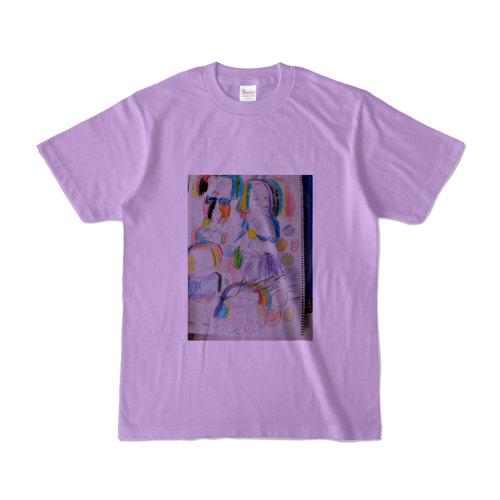 カラーTシャツ - S - ライトパープル (淡色)