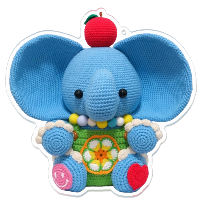 アクリルキーホルダー - 100 x 100 (mm)