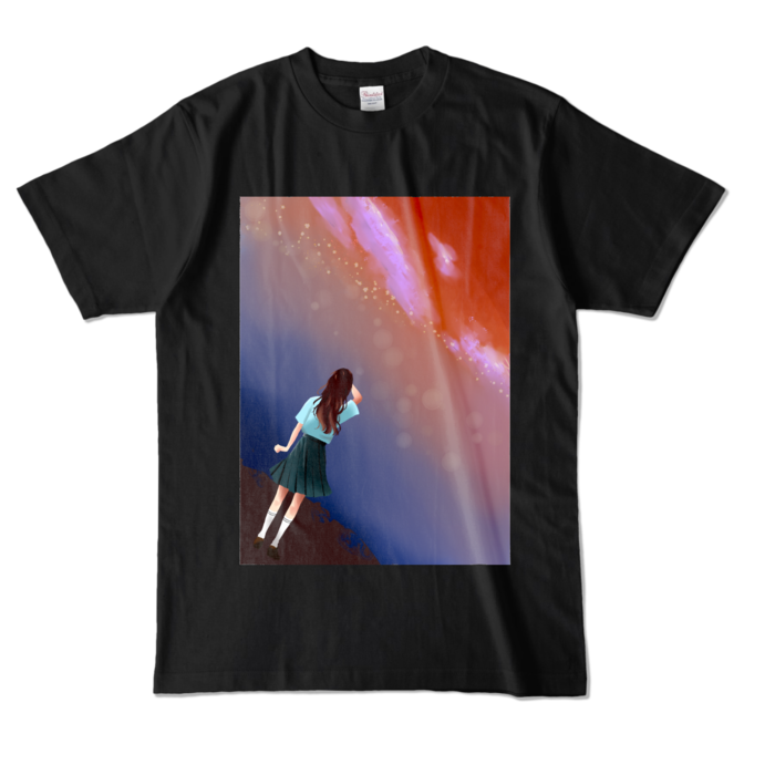 カラーTシャツ - L - ブラック (濃色)