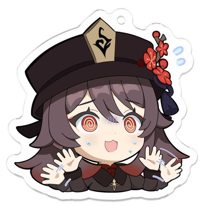 アクリルキーホルダー - 50 x 50 (mm)