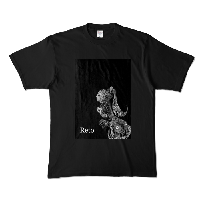 カラーTシャツ - XL - ブラック (濃色)