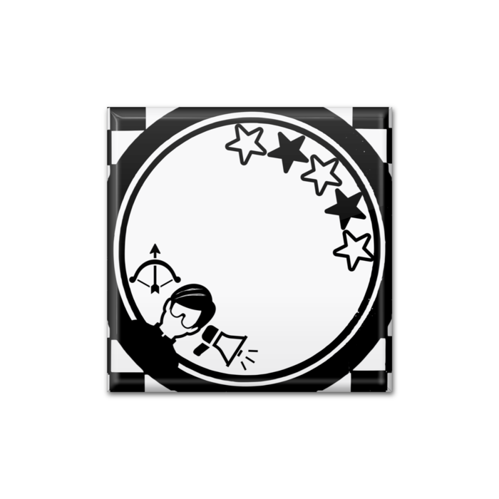 缶バッジ - 四角形40mm