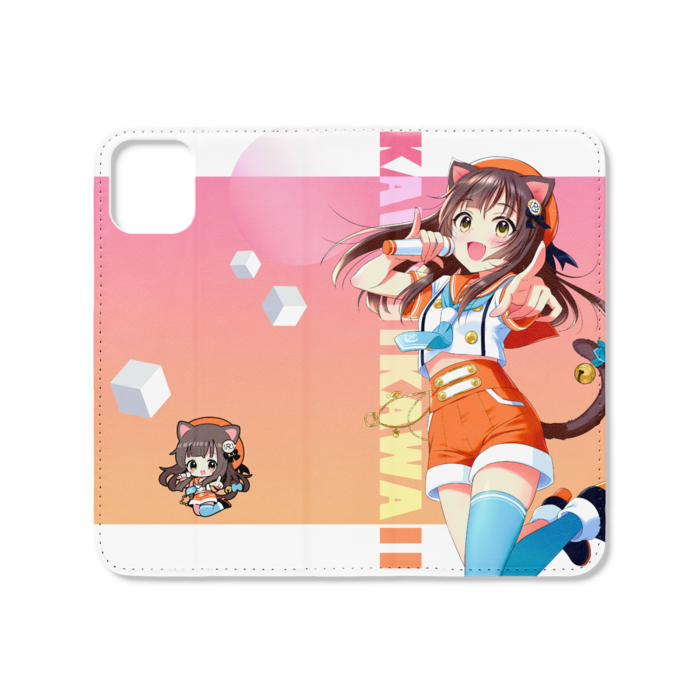 手帳型iPhoneケース(ベルトなし) - iPhone 11 - ストラップ穴 なし