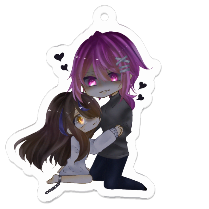 アクリルキーホルダー - 50 x 50 (mm)