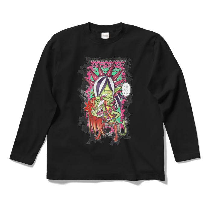 ロングスリーブTシャツ - S - ブラック