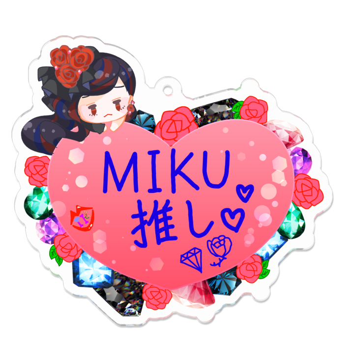 アクリルキーホルダー - 70 x 70 (mm)