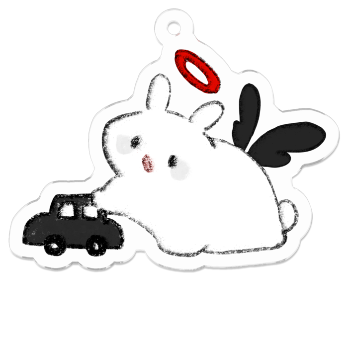 アクリルキーホルダー - 50 x 50 (mm)