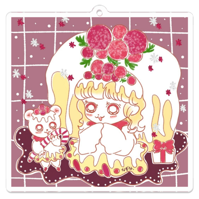 アクリルキーホルダー - 70 x 70 (mm)