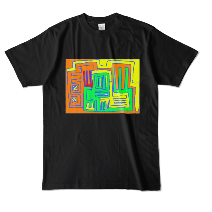 カラーTシャツ - L - ブラック (濃色)