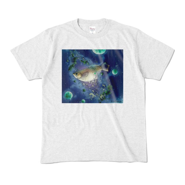 めだか宇宙(青)　M　アッシュ (淡色)
