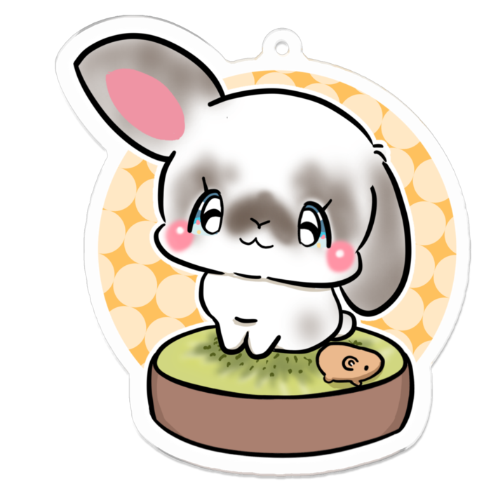 アクリルキーホルダー - 70 x 70 (mm)