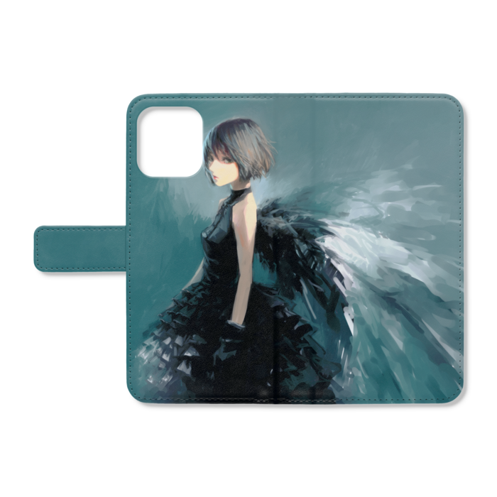 手帳型iPhoneケース - iPhone12 ProMax - ストラップ穴 なし