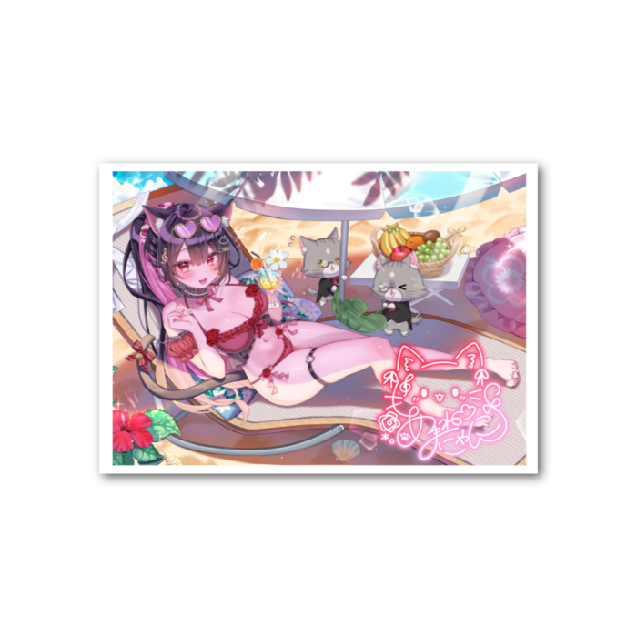 フォト風カード - 横 - 片面