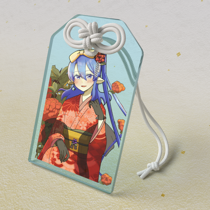 アクリルお守り - 50 × 80mm