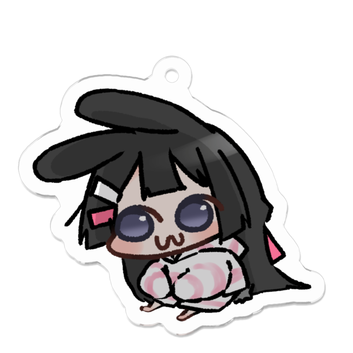 アクリルキーホルダーE - 50 x 50 (mm)