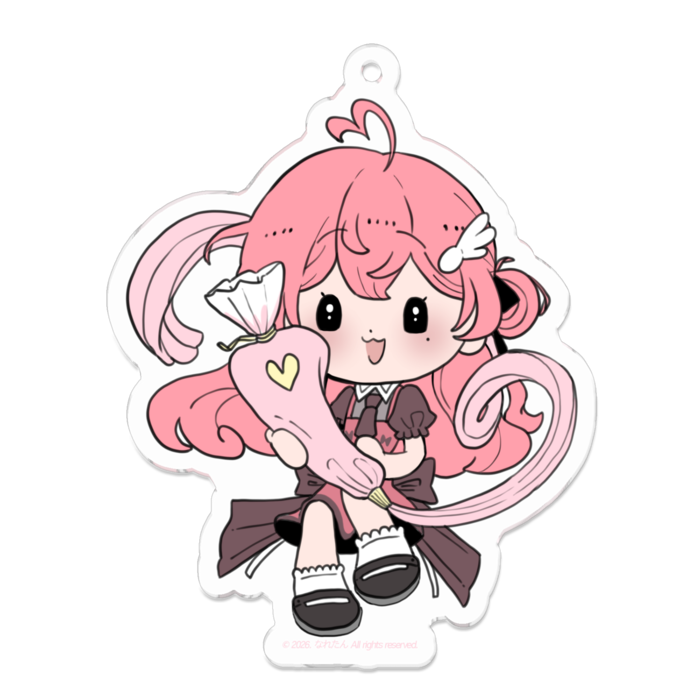 アクリルキーホルダー - 70 x 70 (mm)