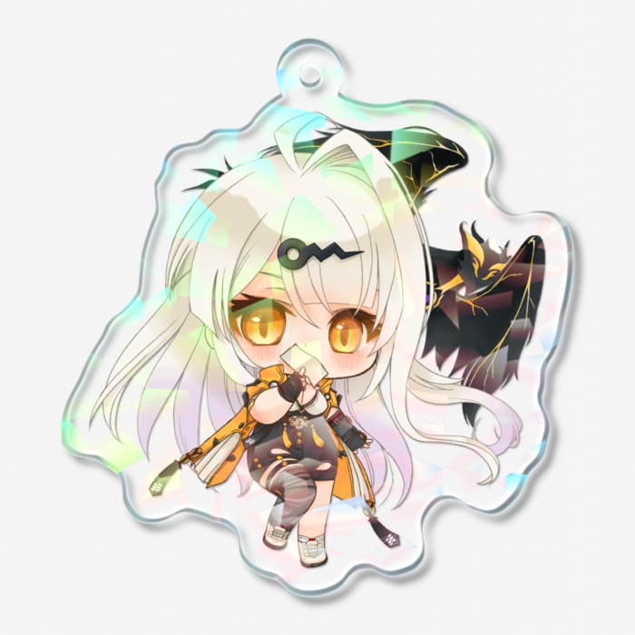 ホログラムアクリルキーホルダー - 50 × 50mm