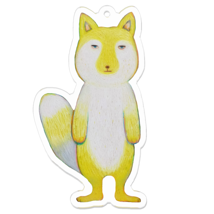 アクリルキーホルダー（コーティング） - 70 x 70 (mm)