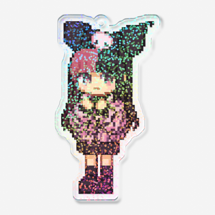 ホログラムアクリルキーホルダー - 70 × 70mm