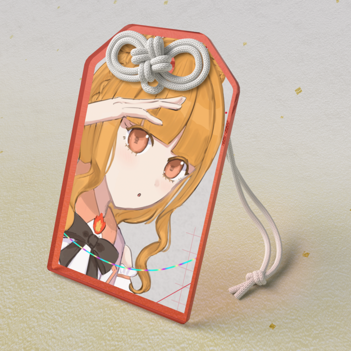 アクリルお守り灯下こころ