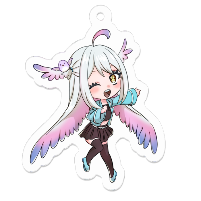 アクリルキーホルダー - 50 x 50 (mm)