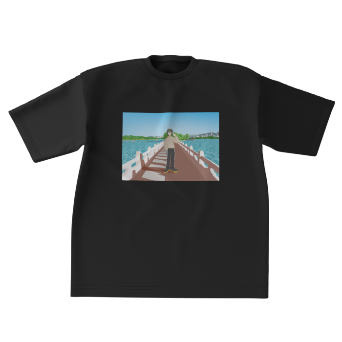 ビッグシルエットTシャツ - XL - 正面