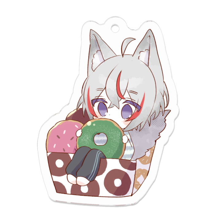 アクリルキーホルダー - 50 x 50 (mm)